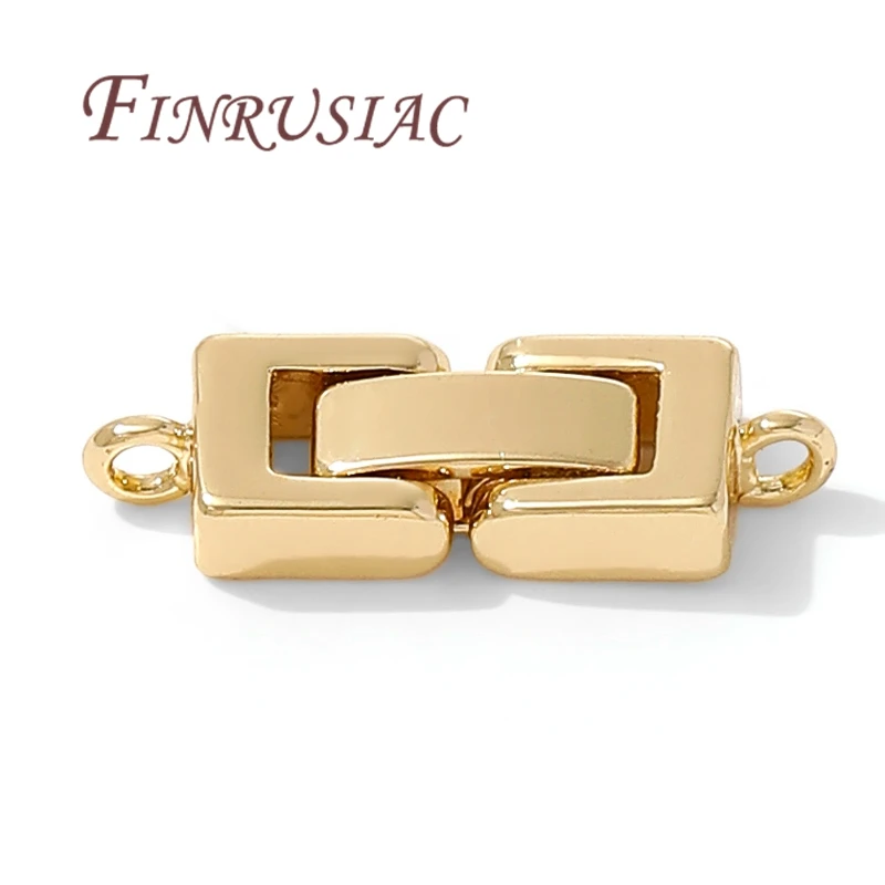 18K vergoldete 1/3-reihige Perlenverschlüsse für Schmuck, modische Halsketten, Armbänder, Verschlüsse, Beschläge, Verbinder, Zubehör, DIY-Ergebnisse – Detail 13