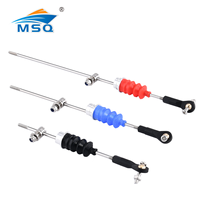 1 Set M3 Ball Head Tie Rod End+Rubber Bellows Radio Box Seals+Stopper For Servo Push Rod Seal To Rudder+Servo Push Pull Rod