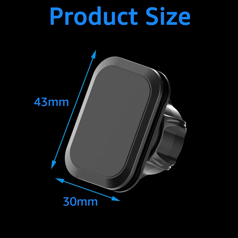 17mm Ball Head Magnetic Car Phone Holder Magnet Mount Mobile Cellphone Stand GPS Support Smart Phone Bracket Accessories