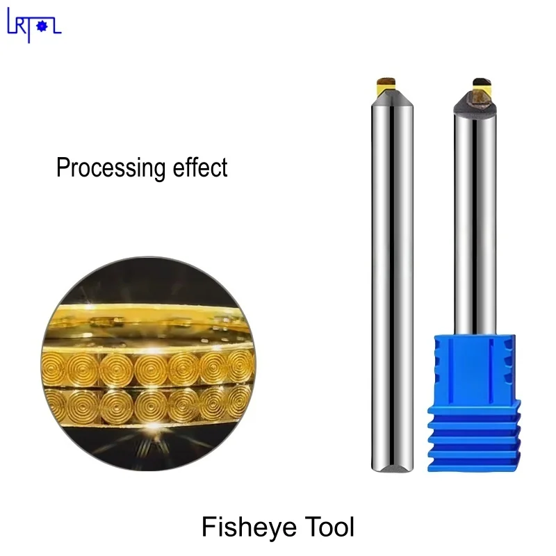 

MCD diamater 3mmX3/5 teeth Diamond Milling Cutter Fisheye Tool Processing for gold