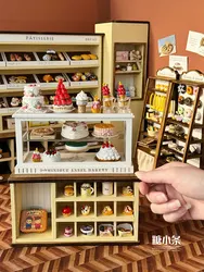 1/6 Doll House Model Furniture Accessories Bakery Cabinet Cake Storage Rack Menu Board Bjd Ob11 Gsc Blyth Soldier Lol Miniatures