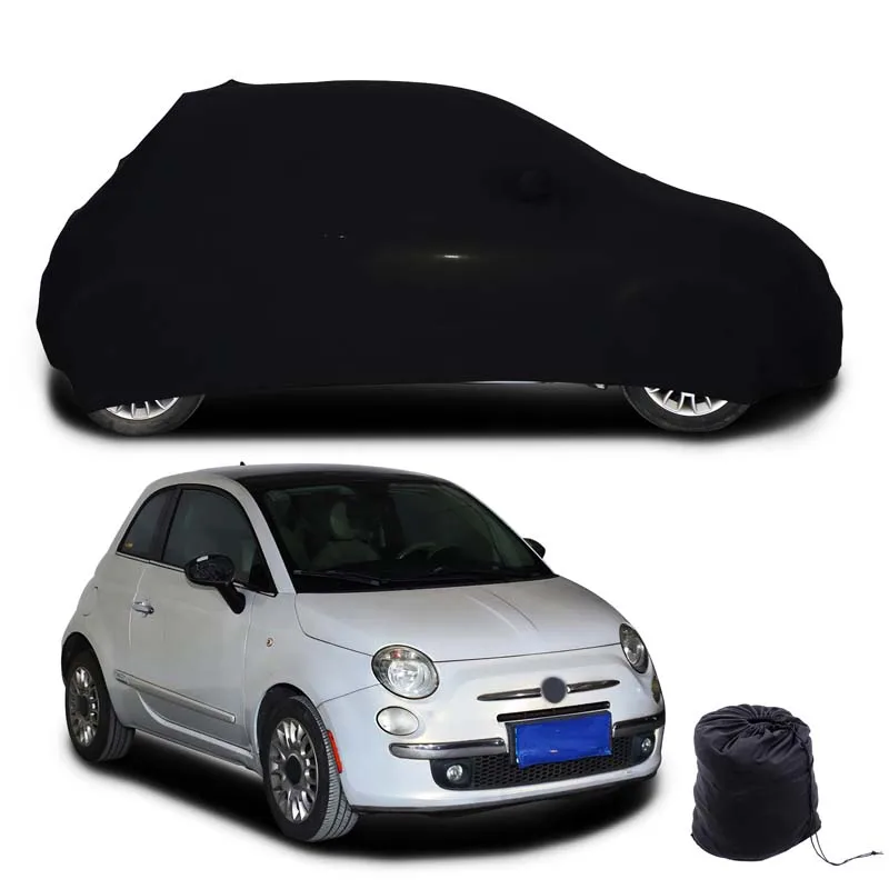 

Для 2010-2022 Fiat 500 автомобильная одежда пылезащитный чехол пылезащитный чехол автомобильные защитные аксессуары 1 шт. (молочный бархат)