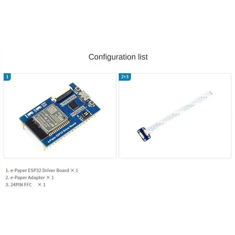 Efficiente scheda driver universale E-Paper Waveshare con WiFi Bluetooth