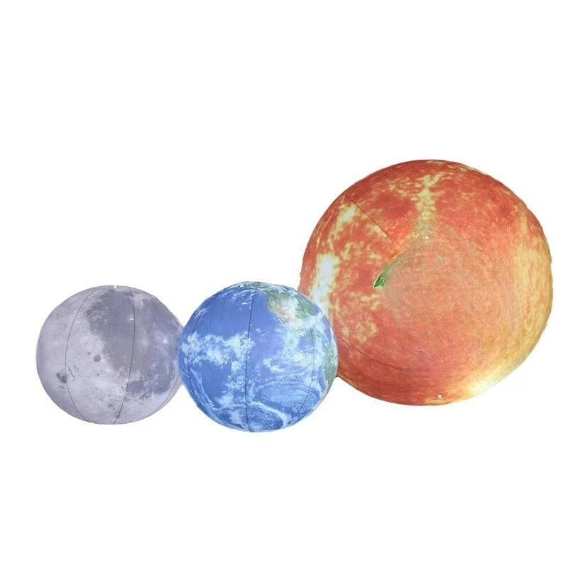 

Balloon mall, custom floating luminous closed-air planet