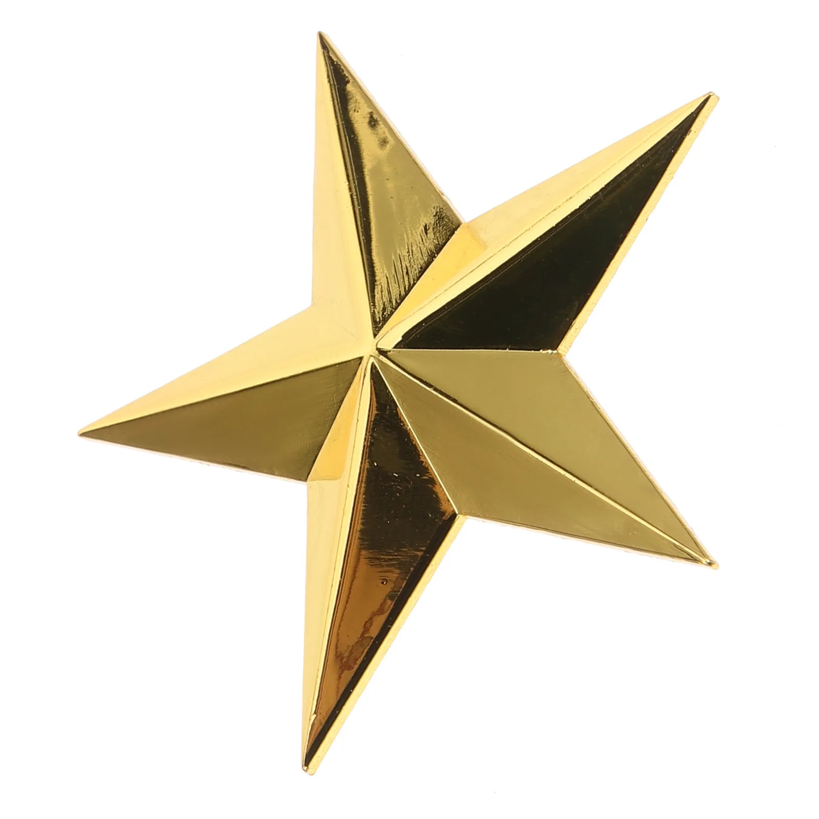 Star DIY Craft Metal Decorative Ornament Five Pointed Medal Star Kit Zinc Alloy Craft for Creative Home Decor and Art Design