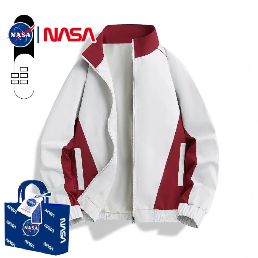 

Collaboration Edition, новинка 2025, весна-осень, мужская повседневная куртка Jaet Spor Sle, на молнии из полиэфирного волокна, обычная посадка