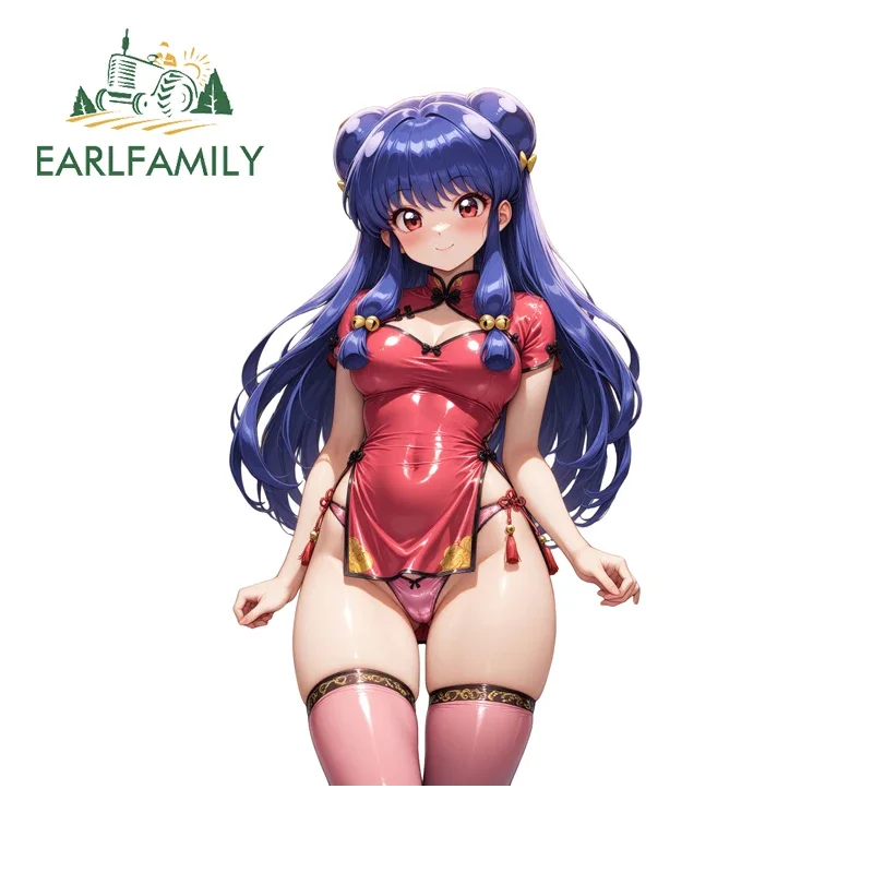 

EARLFAMILY Shampoo Sexy Beauty Car Stickers Artistic Personality Skateboard Surfboard Decals Practical Racing Accessories Decor