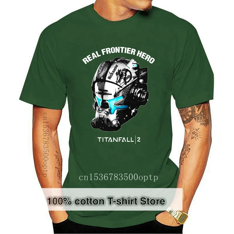 

New Titanfall 2 T-Shirt Customizable With Nickname On Pilot Helmet Unisex Men Women Tee Shirt