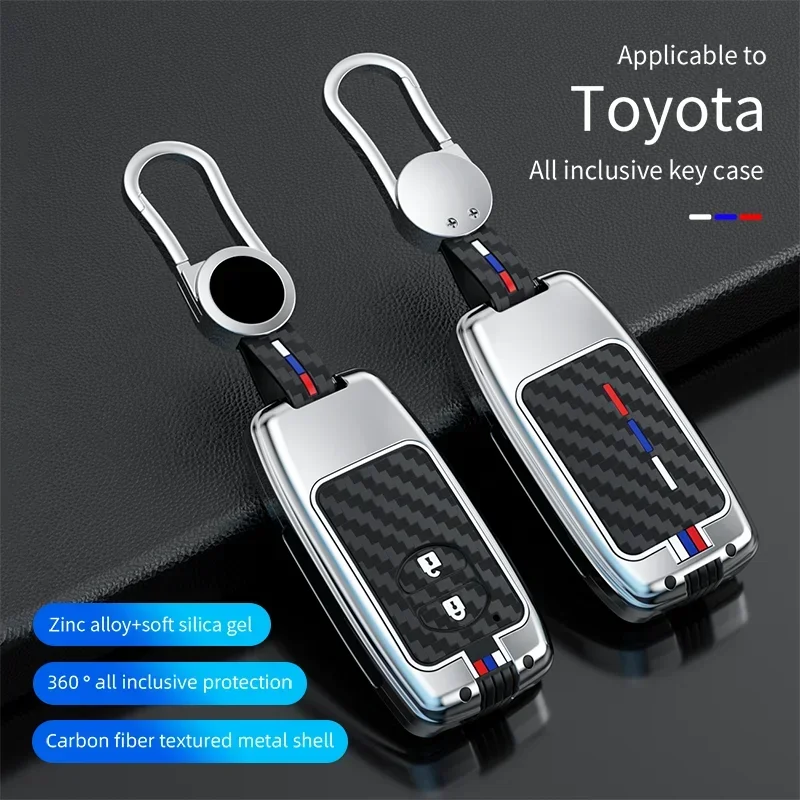 2 3 4 Button Car Key Case for Toyota Prius 30 Alpha Aqua Land Cruiser Auris for Lexus LC 200 Key Cover Holder Remote 2012 - 2014