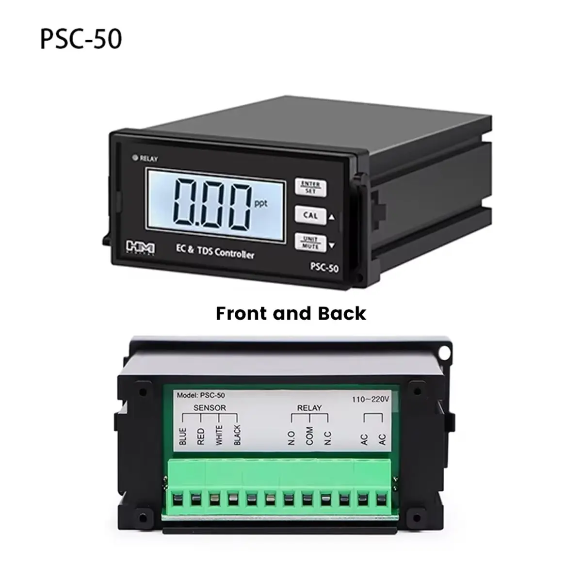 New Electronics EC TDS Monitor Controller Conductivity Meter Industrial Water Treatment Conductivity EC PH Conductivity Controll