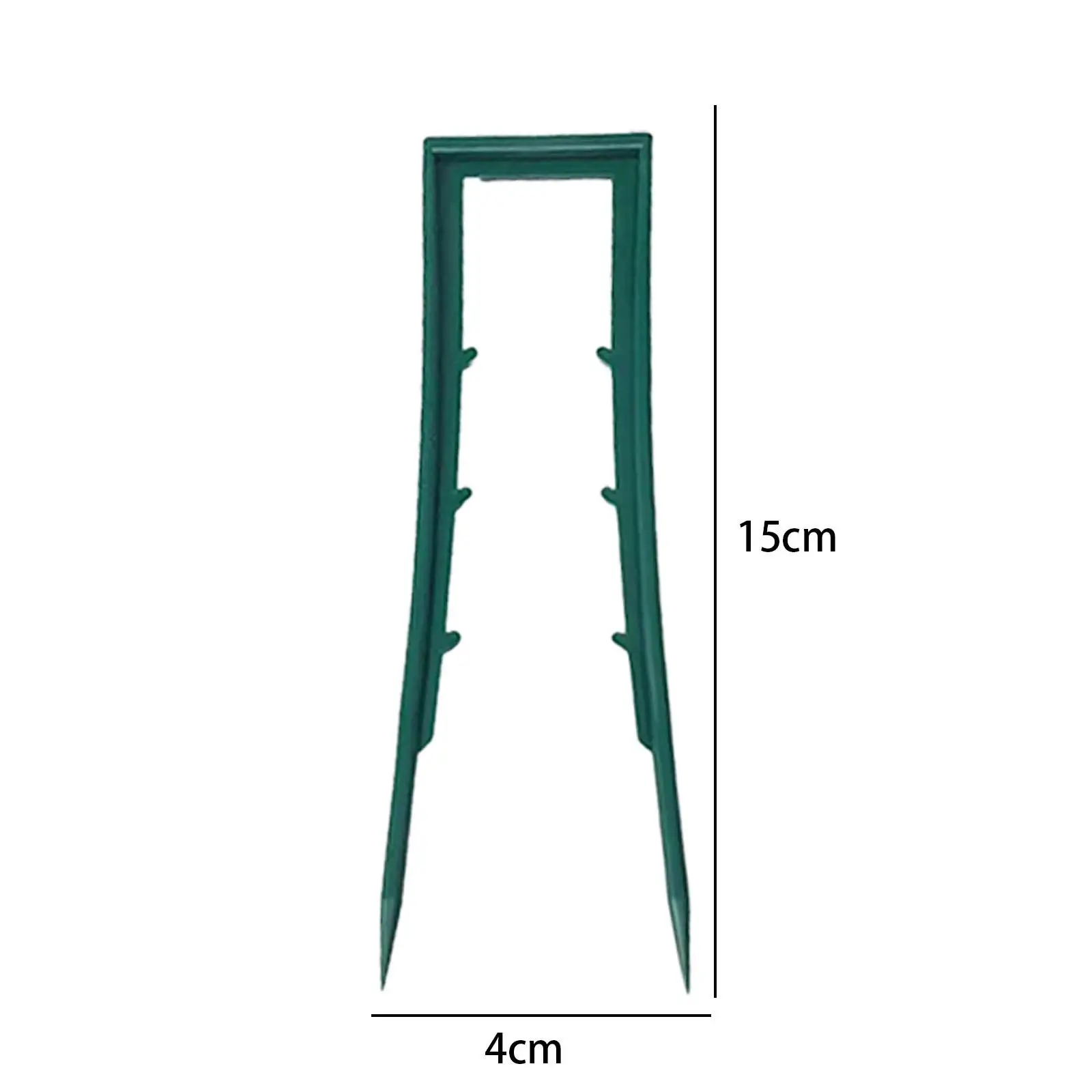 100pcs U Shape Landscape Staples Barrier Fabric Pins for Lawn Sod Grass Net Shade Greenhouse Fixing
