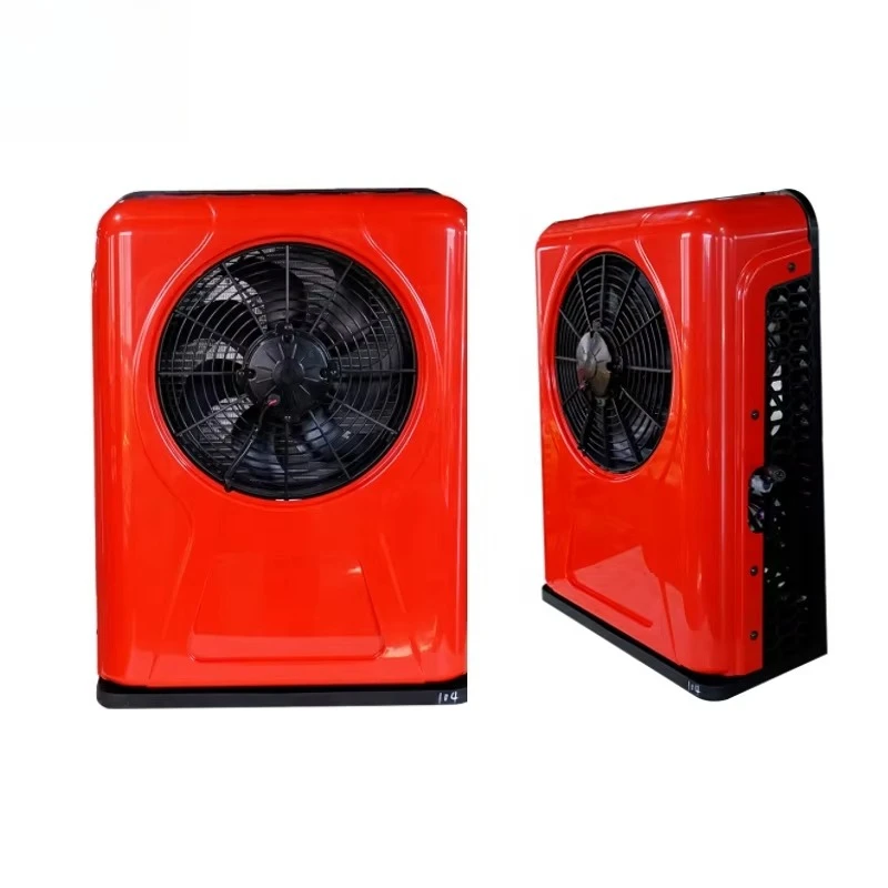 العالمي 12 فولت 24 فولت الثقيلة/الخفيفة شاحنة RVs فان سقف السيارة العلوي الكهربائية السيارات سبليت وقوف السيارات برودة مكيف مع جهاز التحكم عن بعد