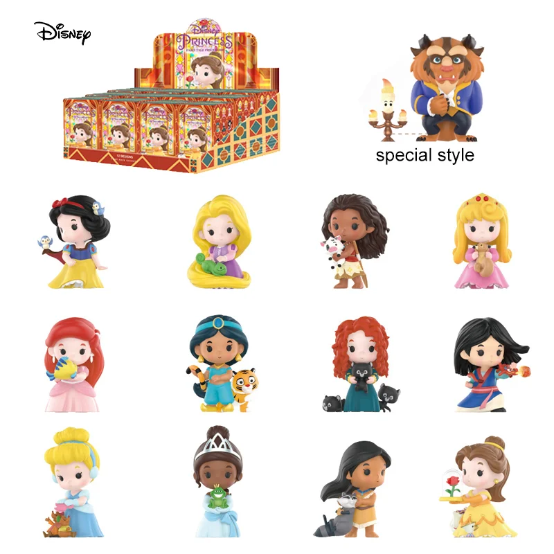 

Original Mystery Box Disney Princess And Her Friends Series Mini Figure Surprise Blind Box Birthday Gift Fans Collection Doll