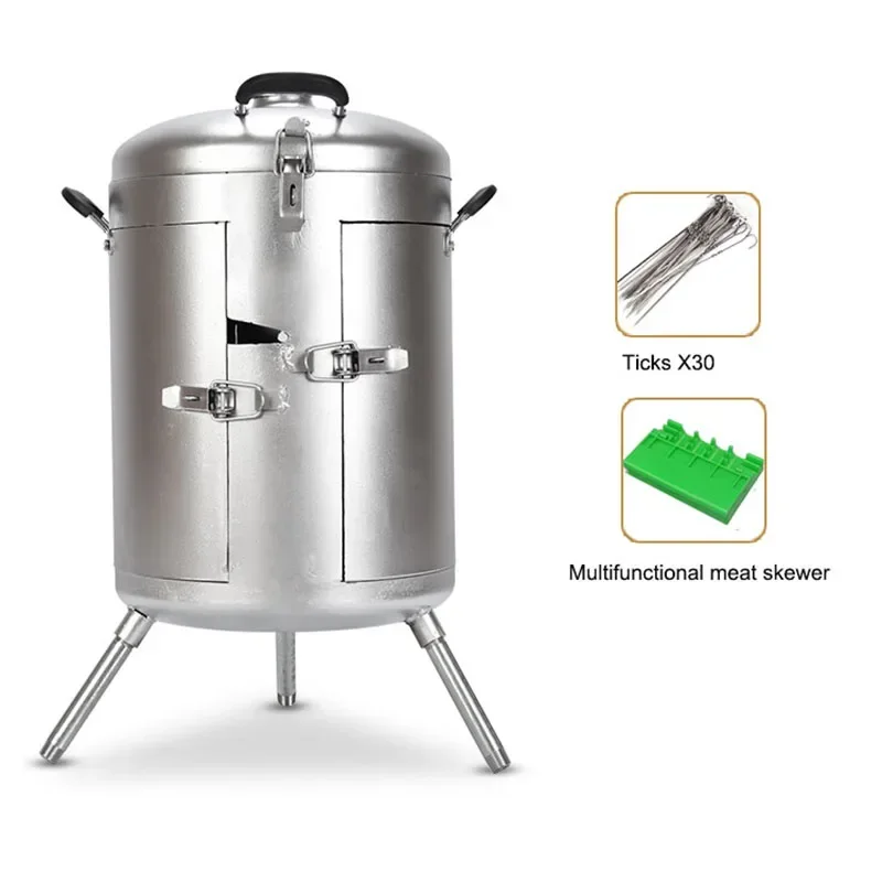 Barbecue Stove Household Smoke-free Commercial Barbecue Barrel Outdoor Roast Chicken Stove Barbecue Cylinder Roast Lamb Chops