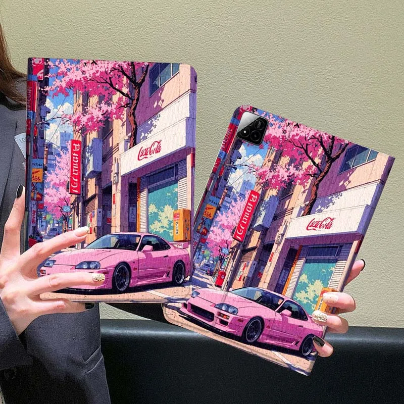 

Anime car illustration For Xiaomi Redmi Mi Pad 5 6 6s 7 SE Pro Max Ultra 12.4 12.5 14 inch Tablet Case