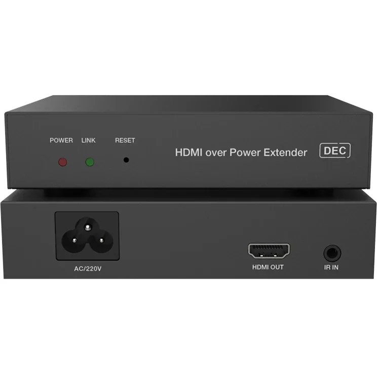 

HDMI Over Power Extender With One-way IR