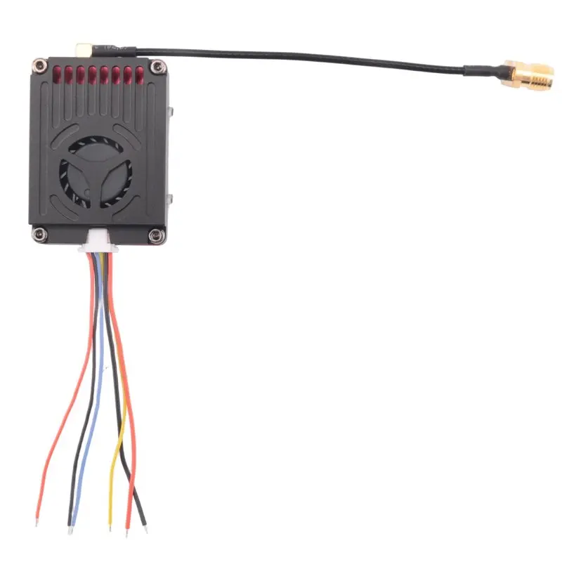 

4.9G 5.8G 5W FPV VTX 64CH FPV Audio Video Transmitter DC7V-36V PAL/NTSC For FPV Long Range RC Drone