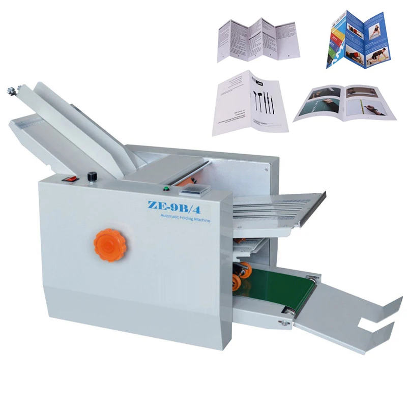 

Direct Sell Paper Folding Machine ZE-8B/9B Small Desktop Leaflet Manual Origami Machine