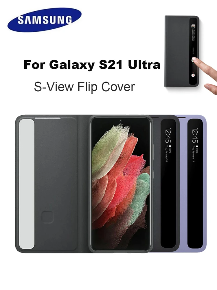 Etui z lusterkiem Smart View do Samsung Galaxy S21 Ultra, przezroczyste etui z funkcją widoku EF-PG998 — 2