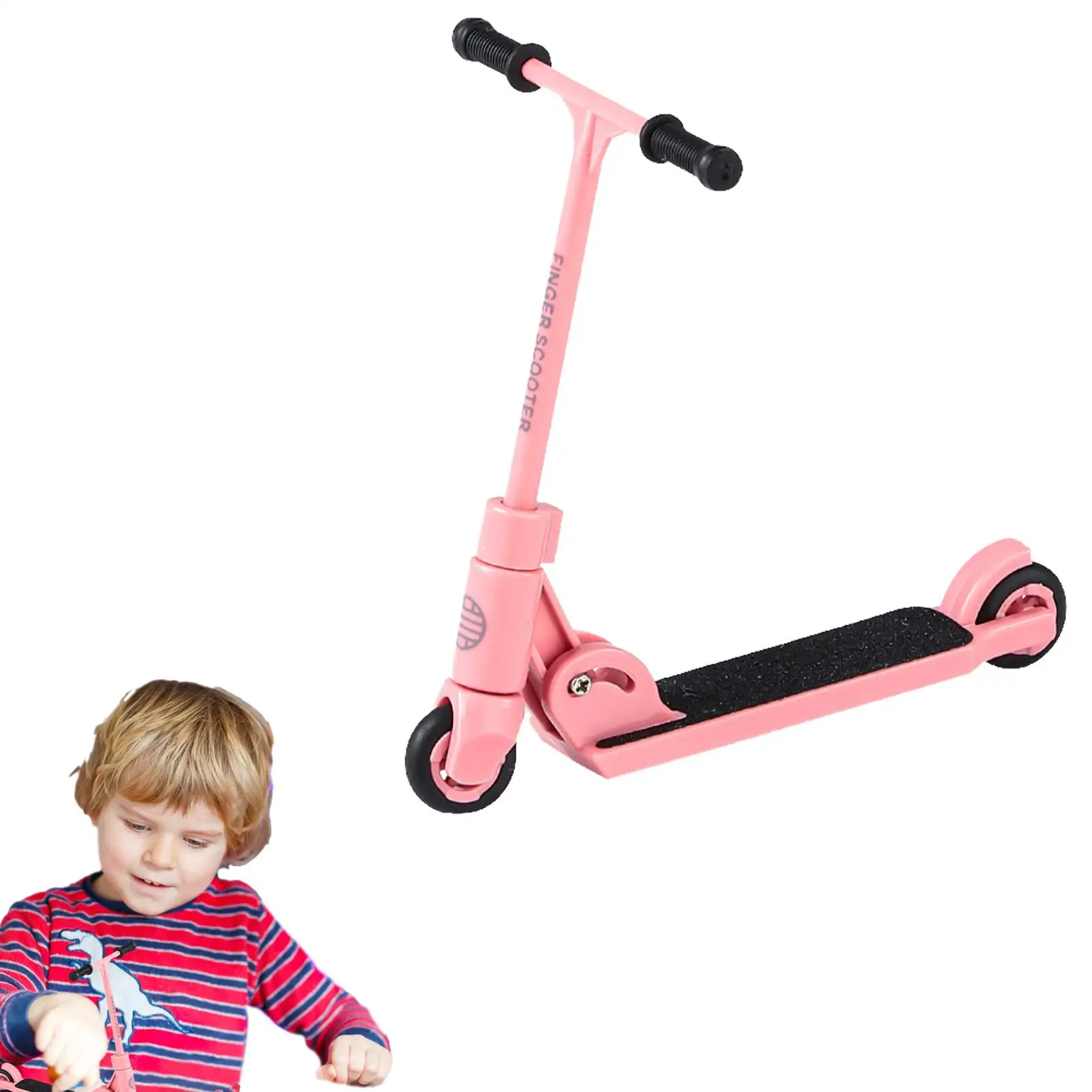 

Kids Kick Scooter Finger Foldable T-type Finger Skateboards With Brake wear-resistant stimulate creativity Fun Fingertip Movemet