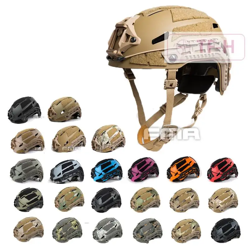 FMA Camouflage RG Red Orange Helmet Paintball Tactical Airsoft Caiman Bump Ballistic Helmet Cycling Helmet M/L L/XL TB1307A