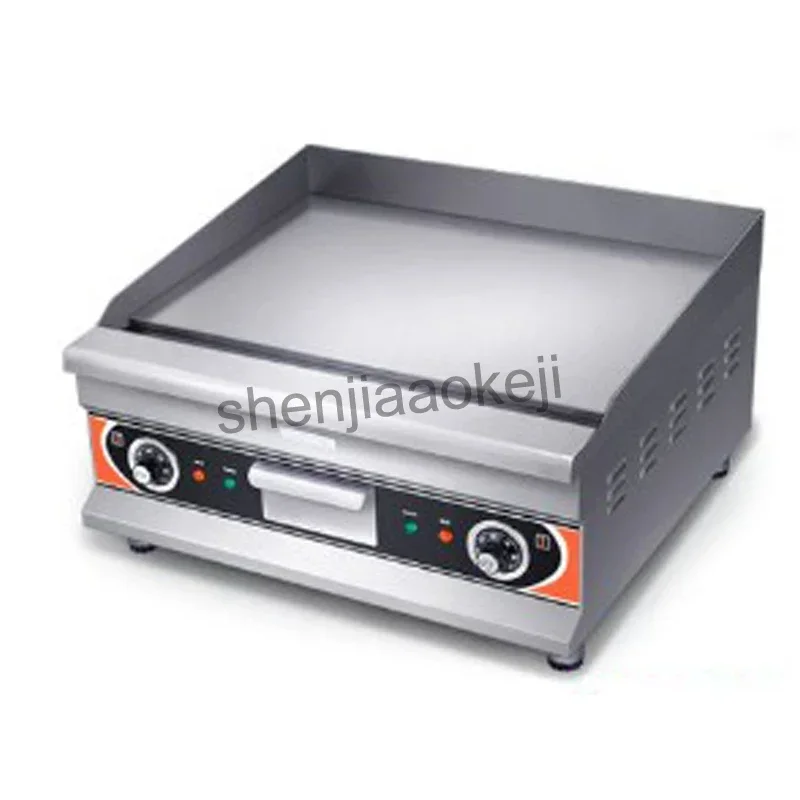 Commercial Electric Oven Dual temperature control Electric Griddle Teppanyaki equipment Grill board 220v 5000W 1pc