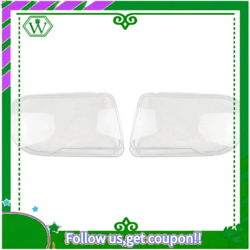 

ABIK-1Pair Left + Right Headlight Shade For 2007-2010 Head Light Lamp Shade Shell Light Housing