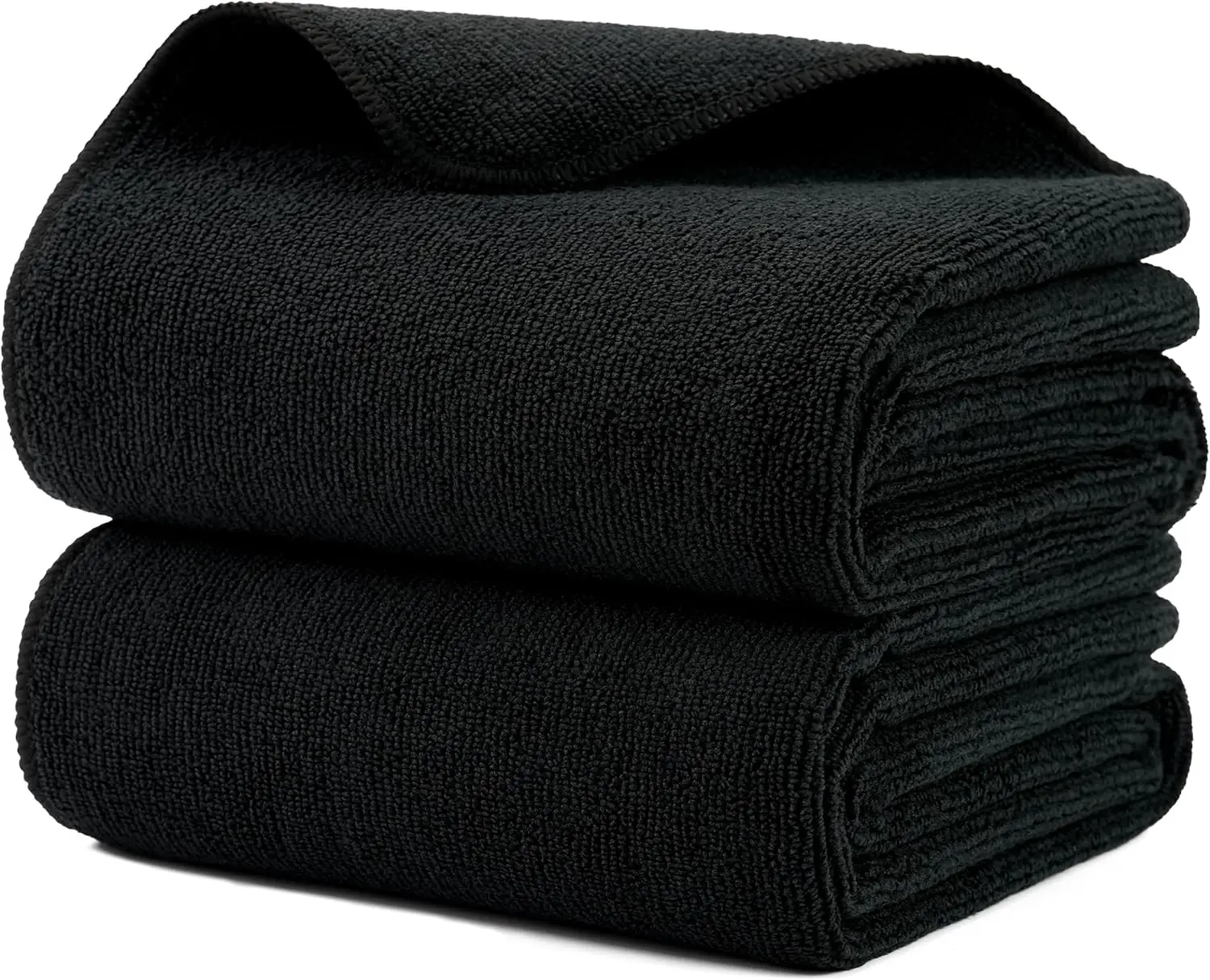 

Quick-Dry Microfiber Hair Towels, 2 Pack 340 GSM - Lint Free, Absorbent for Salon & Home