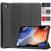 Ultra-Thin Tri-Fold Protective Case for N-One Npad Air 10.1 Inch Tablet Computer Anti-Fall Leather Cover Office Supplies