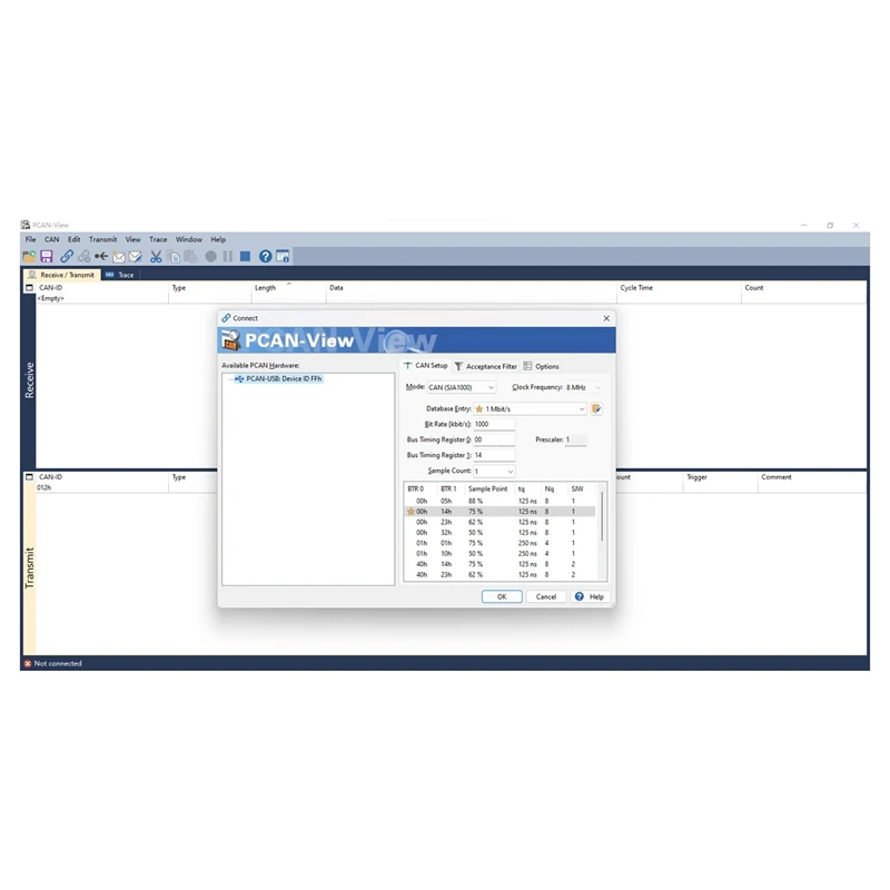 TYPE-C USB to CAN 모듈, SLCAN 디버거, CAN 버스 트랜시버 어댑터, PCB 지지대, Python-CAN 통신 소프트웨어, 1 개