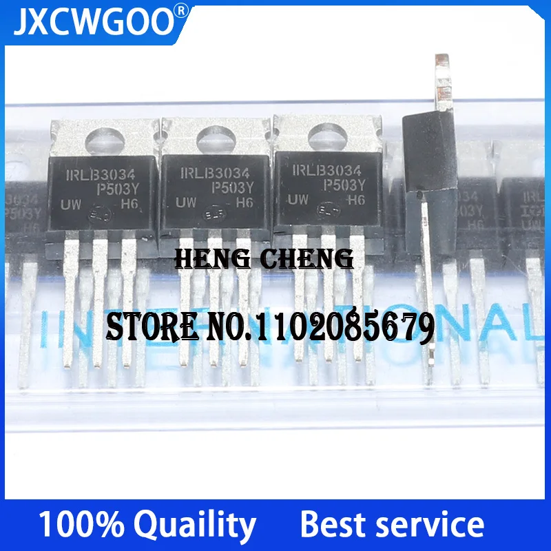 10PCS 100%New Original IRLB3034 IRLB3034PBF TO-220