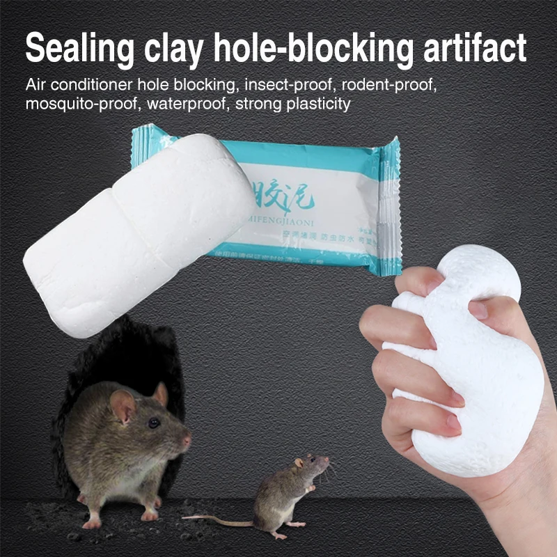 Waterproof Sealant Mud Wall Hole Sealing Glue Air-conditioning Sewer Pipe Filling Hole Mending Sealant Mud Repair Supplies