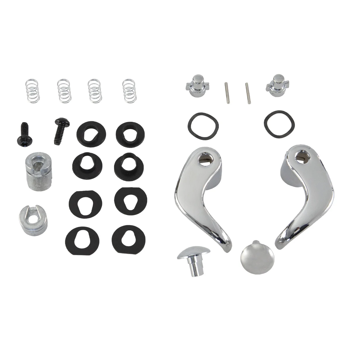 1Pair Chrome Locking Vent Window Handle Set For Chevy Suburban GMC Blazer Jimmy Van Truck 1973-1994 76999 15617125 DHA35357