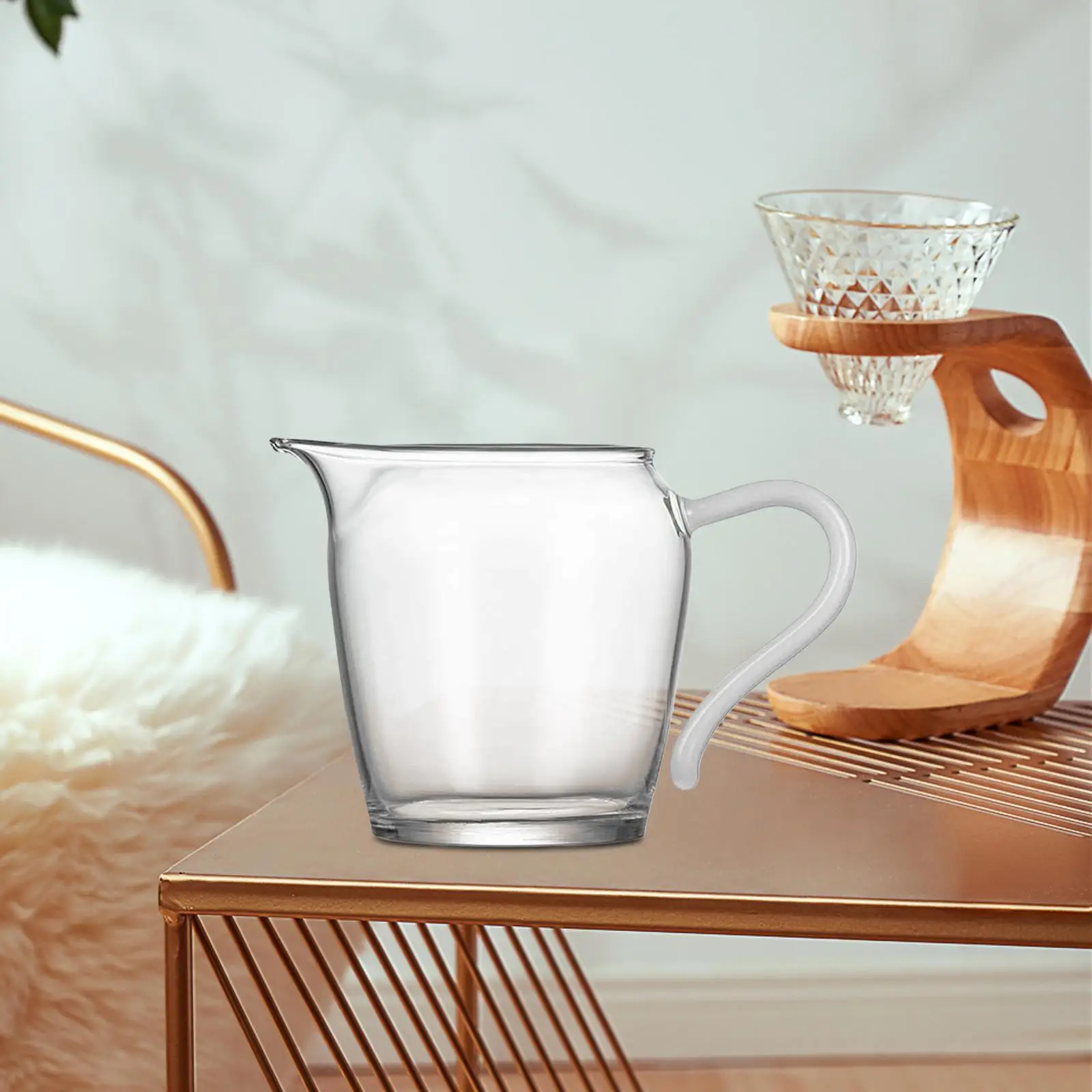 Glass Teapot Clear High Borosilicate Chinese Tea Mug for Blooming and Loose Tea