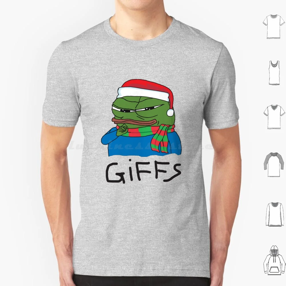 

Smug Apu Apustaja Рождественская карта Редкая лягушка Smug Face с шапкой Санта-Клауса и зимним шарфом Hd Высококачественная футболка из хлопка