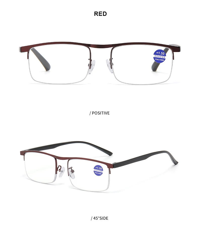 Presbyopie-Brille mit automatischem Zoom, sowohl in der Nähe als auch für progressive multifokale Presbyopie-Brille, Anti-Blaulicht-Brille 1845-1 – Detail 15