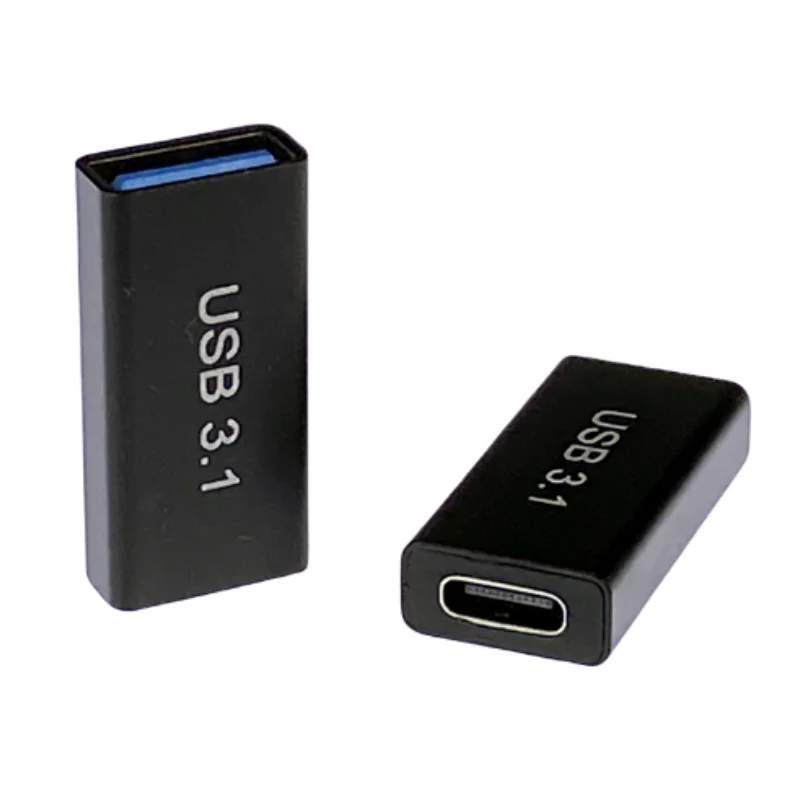 1 Stück USB 3.0 Koppler Buchse auf USB Typ C Buchse Adapter Superschneller USB3.0 Typ-C Verlängerungsanschluss Konverter – Detail 2