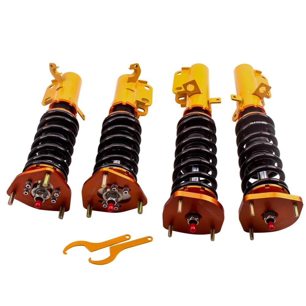 Full Coilover suspension Shock Struts For Toyota Corolla 88-99 E90 E10 E11 AE11 Suspension Struts Coilover Coil Spring Strut