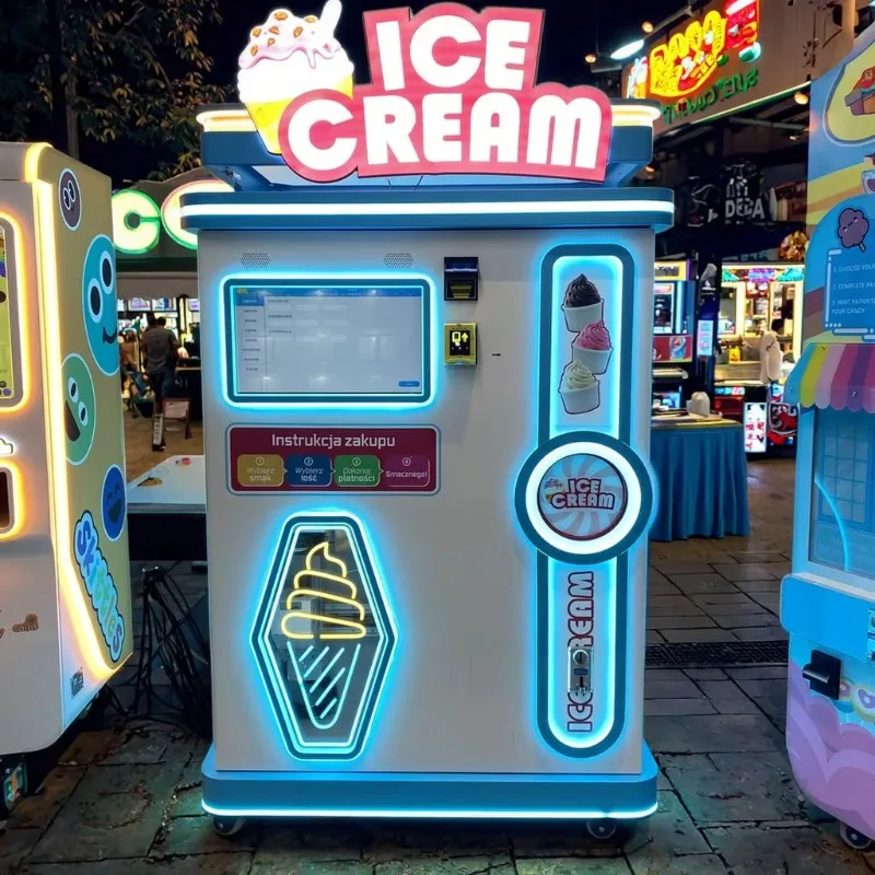 Factory OEM Vending Machine Frozen Soft Yogurt AutomaticSoft Ice Cream Vending Machine