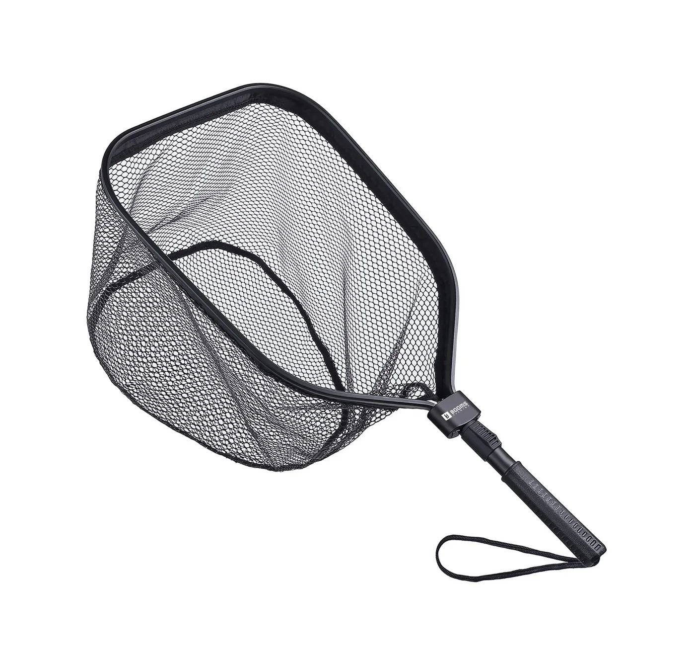 

24.6 Inch Rubber Coating Nylon Mesh Collapsible Handle Foldable Telescopic Floating Fly Fishing Landing Net Freshwater Saltwater