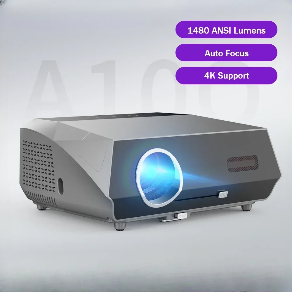 

for 4K Projector with Wifi and Bluetooth for Movie Auto Focus Correction Smart 1080P Full HD Home Theater Projector for Outdoor