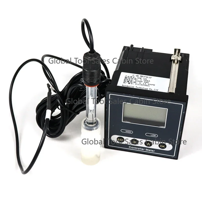 Customizable ODM Online PH Meter with Glass Electrode Sensor Cost-Effective Waste Water Treatment Plant PH Controller