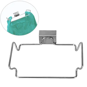 Tempat Penyimpanan Sampah Aksesori Dapur Baja Tahan Karat Dudukan Lemari Rak Sampah Dapur Tempat Kantong Sampah Pintu Kabinet 8 rak sampah penjualan terbaik - №