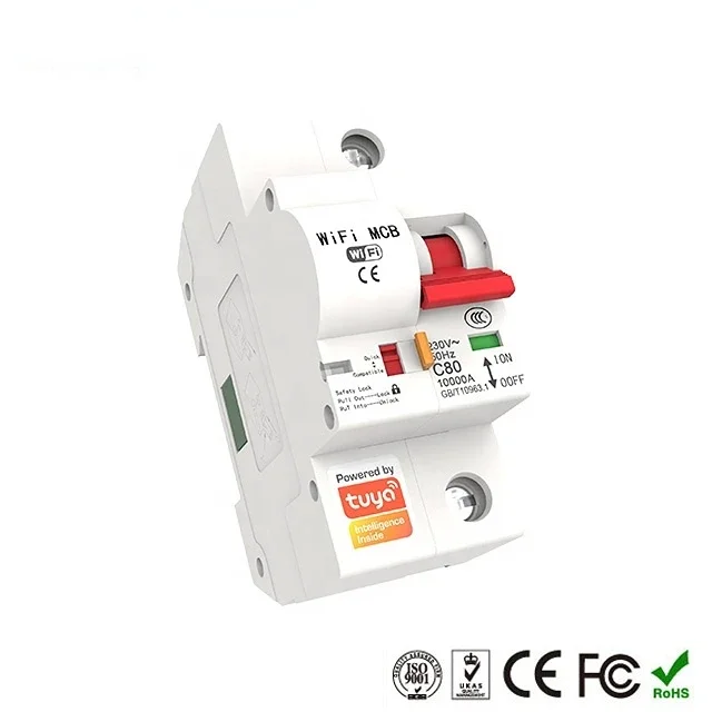 Smart Wifi Circuit Breaker for Home Use PST-MCB-1P