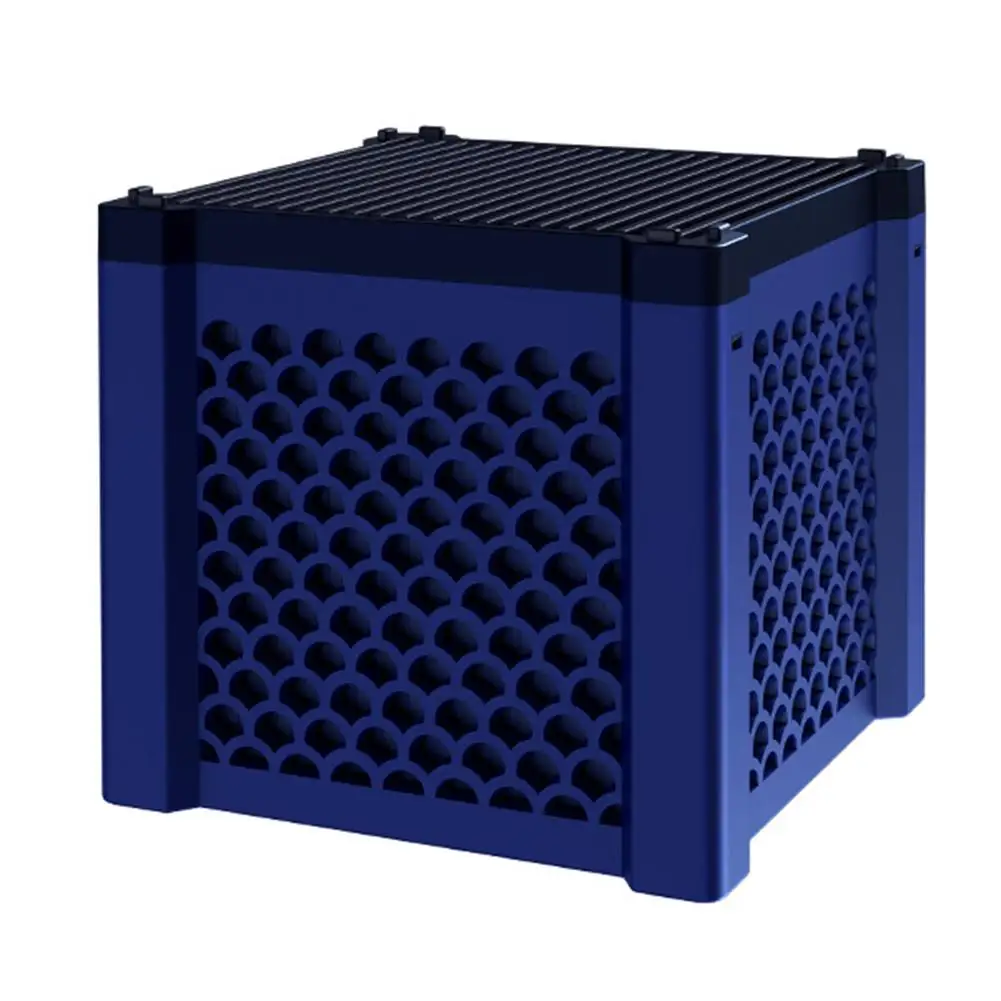 Cubo de purificación purificador de acuario filtro de carbón activo hecho de plástico reemplazo recomendado cada 3-6 meses