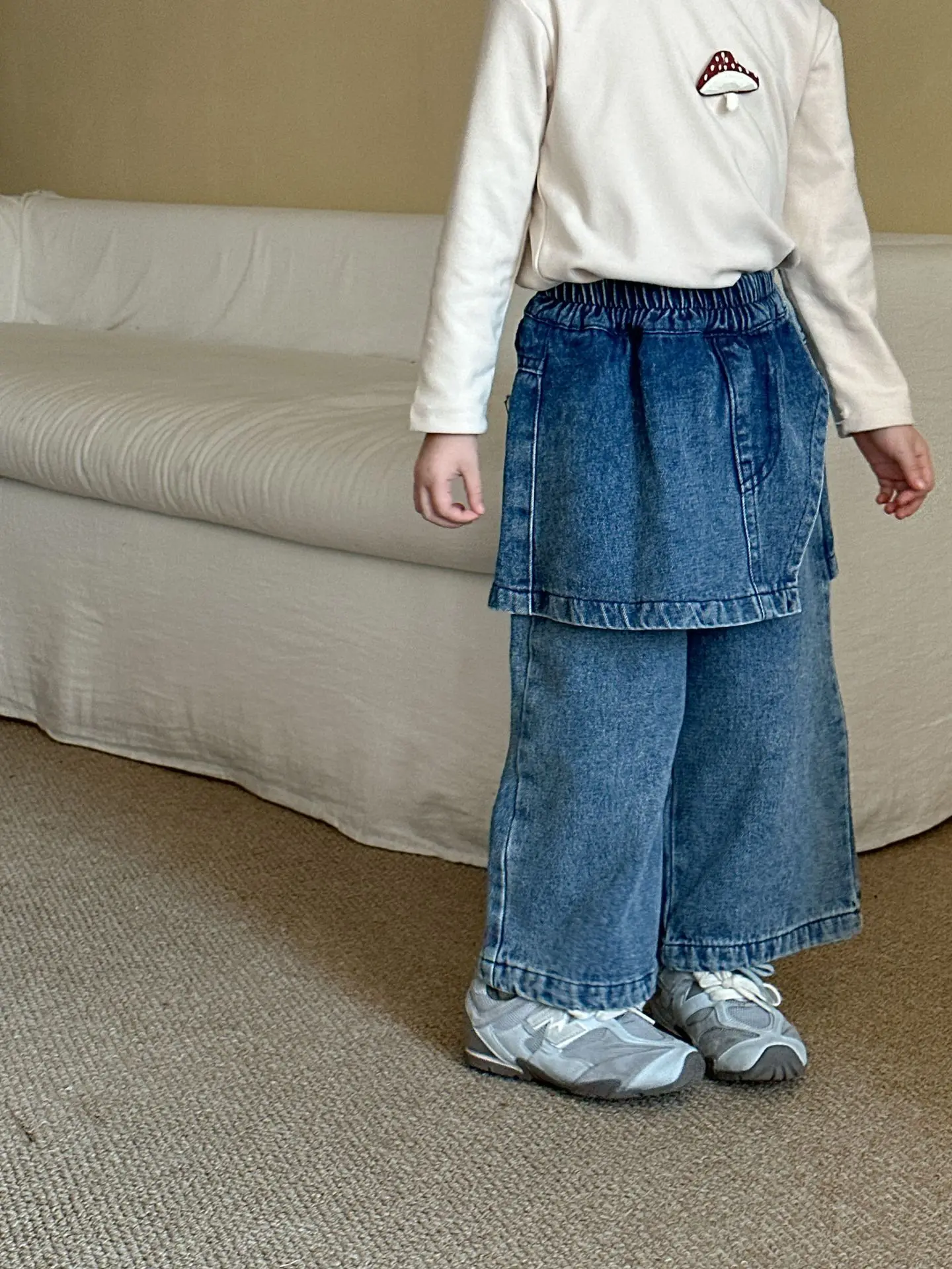 

2025 зимние джинсы для девочек-подростков от 1 до 8 лет, однотонные толстые теплые джинсовые штаны для маленьких девочек с эластичной резинкой на талии, детские брюки для девочек