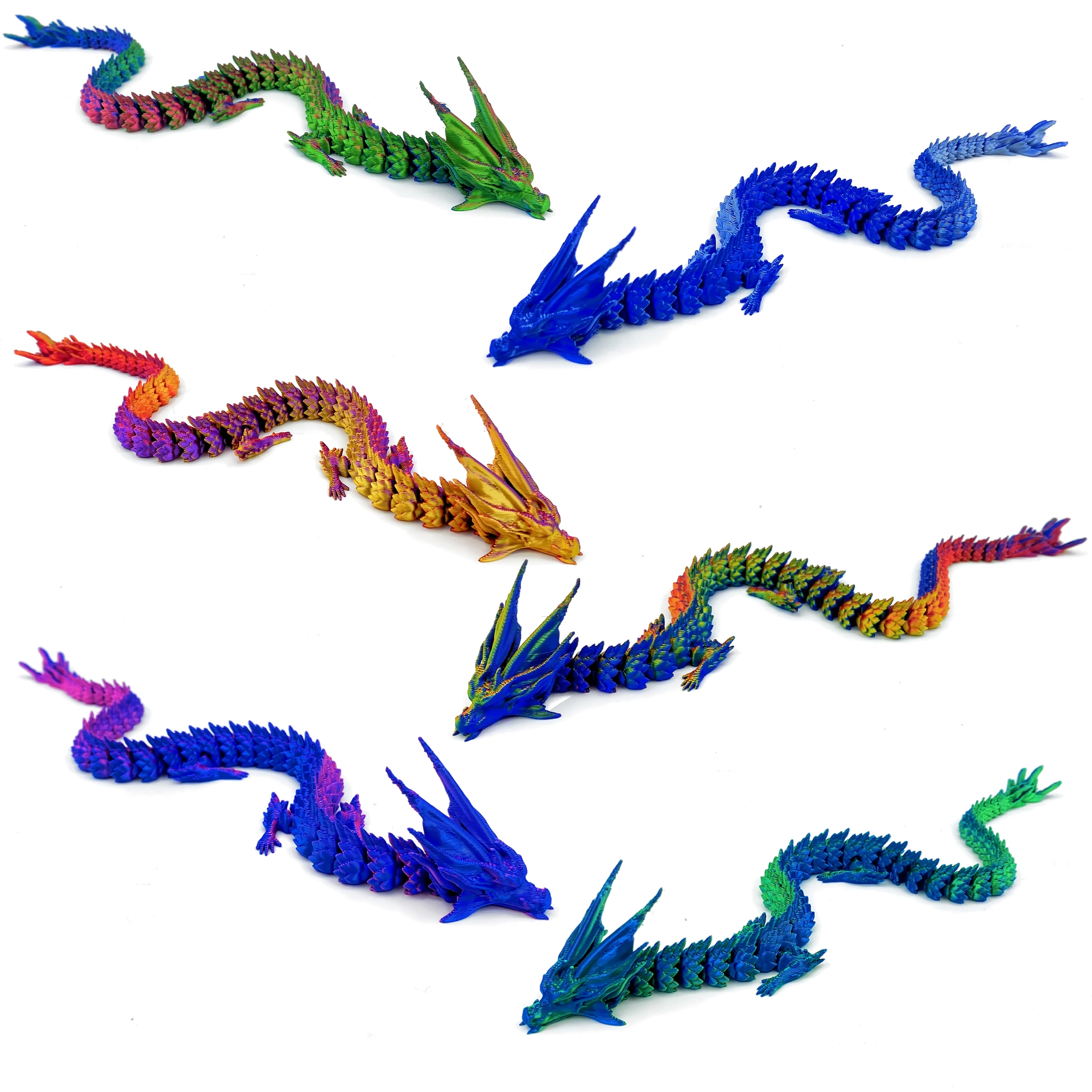 3D Printed Deep-Sea Dragon Model, Domineering Dragon Shape, Delicate Deep-Sea Dragon, Home Decoration Christmas Gift