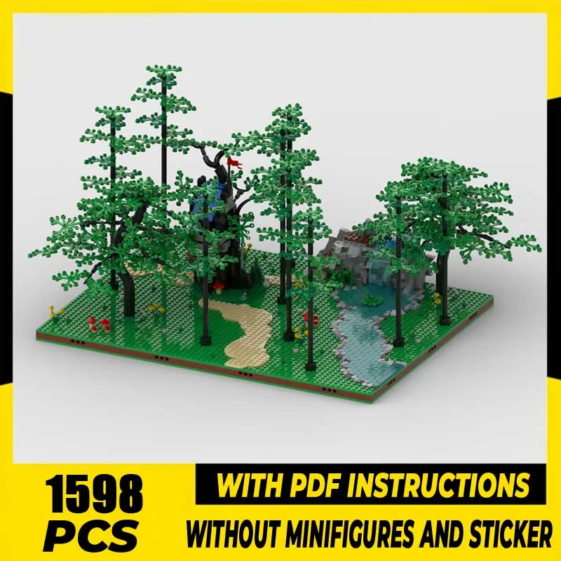 

City Street View Moc Building Blocks Forest Hideout -40567 Model Technology Bricks Famous Sence DIY Assembly Holiday Toy Gifts