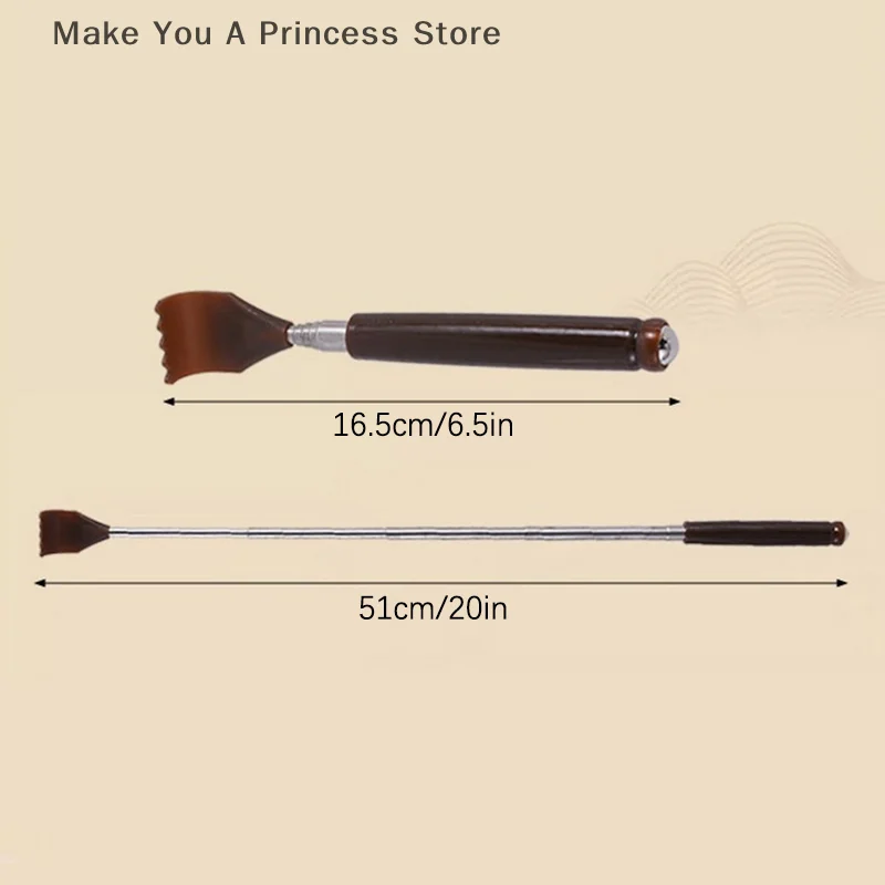 Extendable Magnetic Ball Hackle Back Scratcher With Magnet Telescopic Scratching Backscratcher Massager Back Scraper