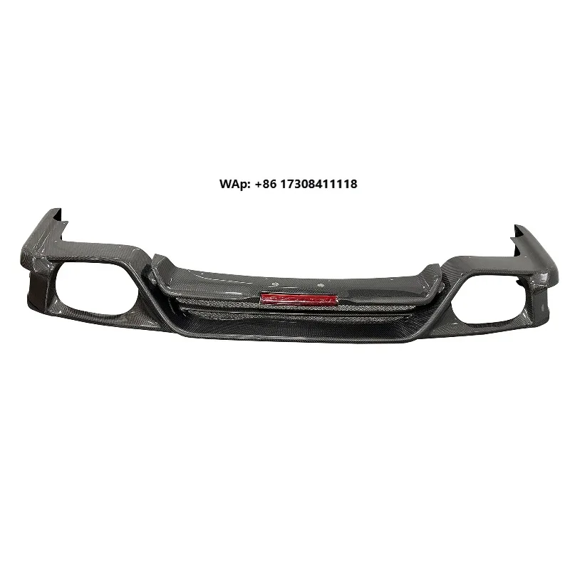 

Top Secret Style Carbon Fiber Car Rear Bumper Diffuser Rear Lip for GTR R35 2008-2019